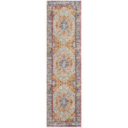 Desire Rugs San Marino Multicolour Floral Rug 60 x 220cm - Size: 220 x 60 x 0.8cm - Wilko - thumbnail 1