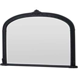 Yearn Victoria Bevelled Black Overmantle Mirror 89 x 127cm - Wilko - thumbnail 1