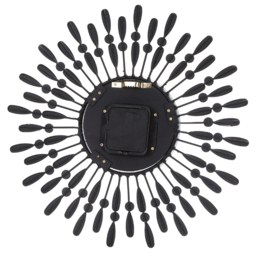 Living and Home Black 3D Silent Drop-Shape Metal Wall Clock with Crystal - Size: 5 x 37.5 x 37.50cm - Wilko - thumbnail 6