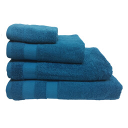 Divante Egyptian Cotton Blue Hand Towel - Wilko - thumbnail 1