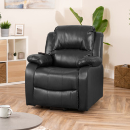 Artemis Home Northfield Black Dual Motor Massage and Heat Riser Recliner Chair - Size: Single - Wilko - thumbnail 5