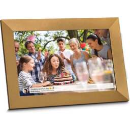 Grouptronics Gallery10 Gold WiFi Digital Photo Frame - Size: 10 x 8 Inch - Wilko - thumbnail 1