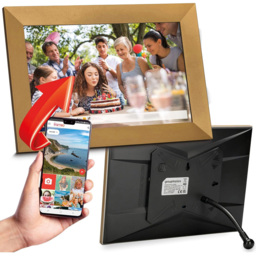 Grouptronics Gallery10 Gold WiFi Digital Photo Frame - Size: 10 x 8 Inch - Wilko - thumbnail 7