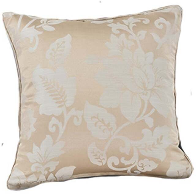 Intimates Iris Natural Filled Cushion 43 x 43cm 2 Pack - Cream - Wilko - image 1