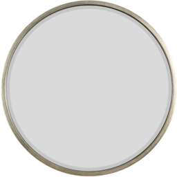 Rowan Silver Round Wall Mirror 79 x 79cm - MirrorOutlet - Wilko - thumbnail 1