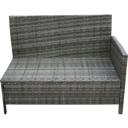 Thalia 8 Seater Rattan Sofa Set Grey - Home Garden Direct - Wilko - thumbnail 6