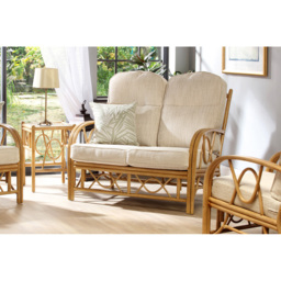 Desser Bali 4 Seater Beige and Cream Natural Rattan Sofa Set - Multi - Wilko - thumbnail 6