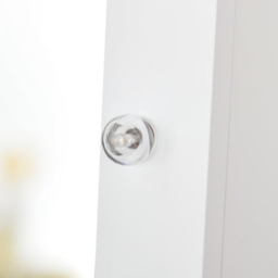 Portland Full Body Mirrored Jewellery Cabinet with Warm White LED - Size: 136 x 30cm - Wilko - thumbnail 5