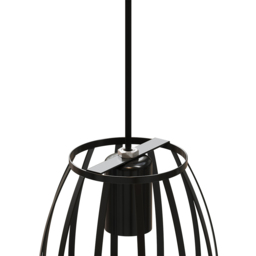Living and Home Small Black Iron Lantern E27 Pendant Light - Size: 130 x 14.8 x 14.8cm - Wilko - thumbnail 5