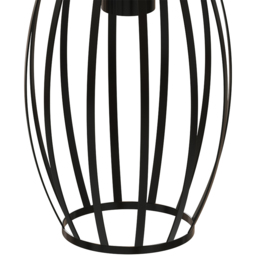 Living and Home Small Black Iron Lantern E27 Pendant Light - Size: 130 x 14.8 x 14.8cm - Wilko - thumbnail 4