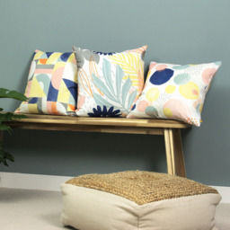 furn. Dottol Multicoloured Recycled Cushion - Size: 43 x 43 cm - Wilko - thumbnail 5