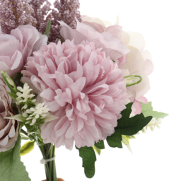 Living and Home Purple Artificial Silk Flower for Decor - Size: 20 x 20 x 20cm - Wilko - thumbnail 7