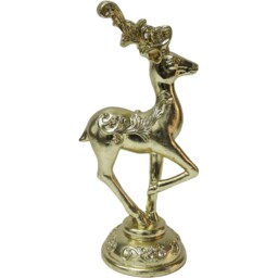 Elegant Gold Stag Ornament - Blushing Ballroom - Wilko - thumbnail 3