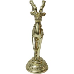 Elegant Gold Stag Ornament - Blushing Ballroom - Wilko - thumbnail 4