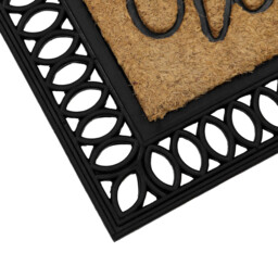 JVL Orana Rubber Tuffscrape Doormat 40 x 70cm - Brown - JVL Homewares - Wilko - thumbnail 4