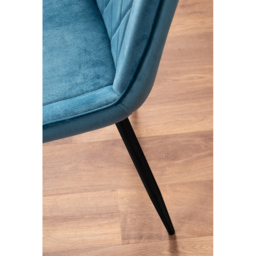 Furniturebox Fira Cesano 4 Seater Round Dining Set Blue - Wilko - thumbnail 7
