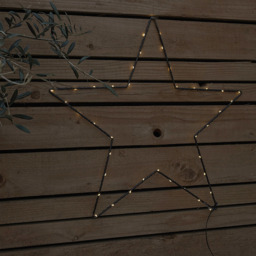 ValueLights Black LED Garden Star Light - Size: 50 x 50 x 50cm - Wilko - thumbnail 3
