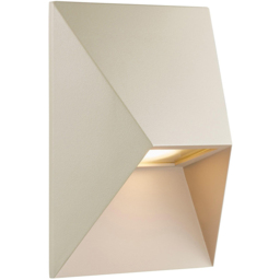 Nordlux Pontio 15 Sand Outdoor Wall Light - Size: 19 x 15 x 9cm - Wilko