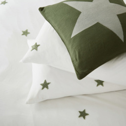 Helena Springfield Tufted Star Super King Size Green Reversible Duvet Set - Wilko - thumbnail 7