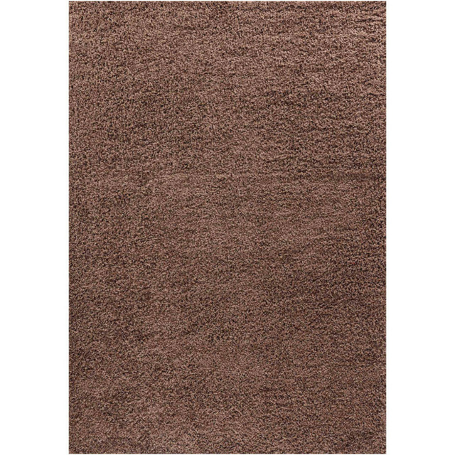 Desire Rugs Oxford Dark Beige Plain Shaggy Rug 120 x 170cm - D.Beige - Wilko - image 1