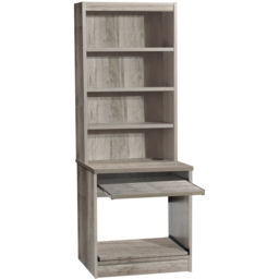 R White Cabinets 4 Shelf Printer Desk Stand with Hutch Grey - Size: 182.8 x 60 x 54cm - Wilko - thumbnail 3