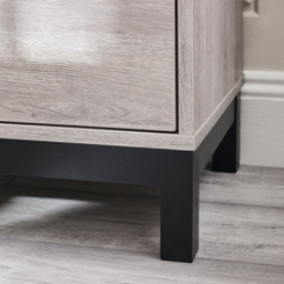 Julian Bowen Bali 4 Drawer Grey Oak Chest of Drawers - Wood - Wilko - thumbnail 6