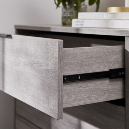 Julian Bowen Bali 4 Drawer Grey Oak Chest of Drawers - Wood - Wilko - thumbnail 7