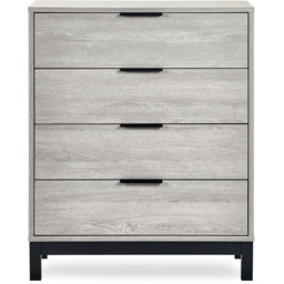 Julian Bowen Bali 4 Drawer Grey Oak Chest of Drawers - Wood - Wilko - thumbnail 4