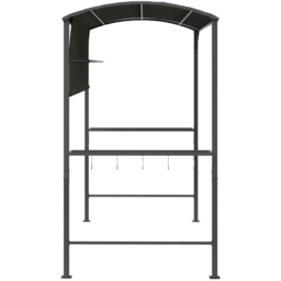 vidaXL 2 x 1.1m Anthracite Gazebo with Roof - Size: 1 x 2m - Grey - Wilko - thumbnail 5