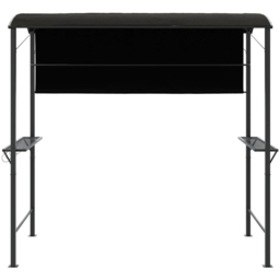 vidaXL 2 x 1.1m Anthracite Gazebo with Roof - Size: 1 x 2m - Grey - Wilko - thumbnail 4