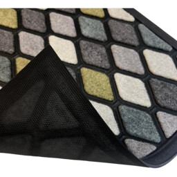 Scrape N Sorb Geometric Doormat Multicolour - Wilko - thumbnail 7