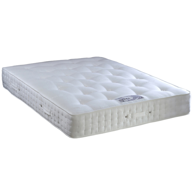 Tennyson Double 4000 Twin Pocket Sprung Natural Orthopaedic Mattress - White - Bedmaster - Wilko - image 1