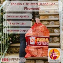 Warma Softwood Net Bag 15kg 3 Pack - Size: 90 x 50 x 30cm - brown - Wilko - thumbnail 5