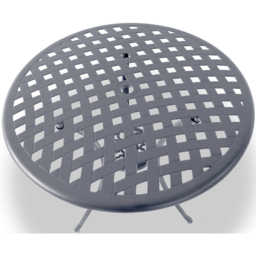 Centurion Oshowa 2 Seater Grey Round Garden Bistro Table with Parasol Hole - Wilko - thumbnail 5