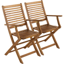 Charles Bentley Acacia 6 Seat Oval Extendable Dining Set - Size: 6 Seater - Cream - Wilko - thumbnail 6