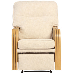 Desser Furniture Paris Cotton Cream Recliner Chair - Size: Single - Brown - Wilko - thumbnail 6