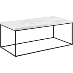 Florence Barossa White Marble Carrara Top Rectangular Coffee Table - Furniture To Go - Wilko - thumbnail 3