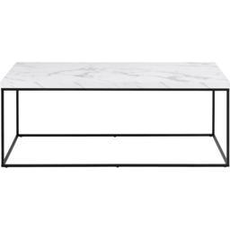 Florence Barossa White Marble Carrara Top Rectangular Coffee Table - Furniture To Go - Wilko - thumbnail 4