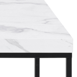 Florence Barossa White Marble Carrara Top Rectangular Coffee Table - Furniture To Go - Wilko - thumbnail 6