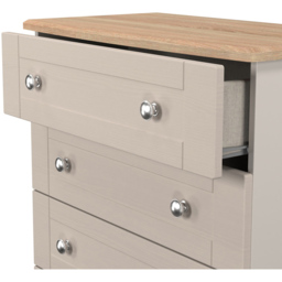 Crowndale Sussex 4 Drawer Kashmir Ash and Bardolino Oak Chest of Drawers Ready Assembled - Kashmir Ash & Bardolino Oak - Wilko - thumbnail 6