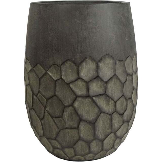 Leaf Grey Honeycomb Composite Planter 38 x 27cm - Size: 38 x 27 x 27cm - Wilko - image 1