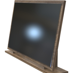 Crowndale Las Vegas Vintage Oak Large Mirror Ready Assembled - Size: 75 x 49cm - Brown - Wilko - thumbnail 5