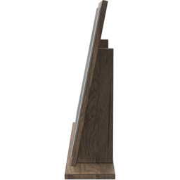 Crowndale Las Vegas Vintage Oak Large Mirror Ready Assembled - Size: 75 x 49cm - Brown - Wilko - thumbnail 4