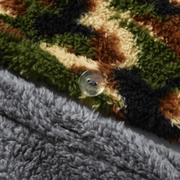 Velosso Single Camouflage Teddy Fleece Duvet Set - Green - Wilko - thumbnail 4