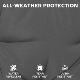 Outsunny Dark Grey Sun Lounger Replacement Cushion Pad with 4 Ties 180 x 55cm 2 Pack - Size: 8 x 180 x 55cm - Wilko - thumbnail 6