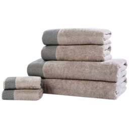 Rapport Home Tidal Natural Cotton Face Cloth - Size: 0.1 x 30 x 30cm - Cream - Wilko