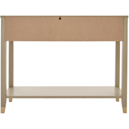 Palazzi 2 Drawer Clay Console Table - Size: 35 x 105 x  80cm - Cream - Wilko - thumbnail 5