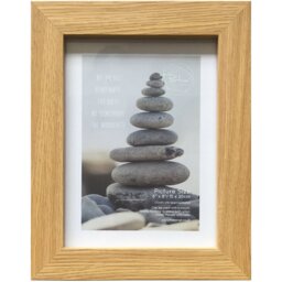 The Port Co Gallery Somerset Wood Effect Phot Frame A4 - Brown - The Port. Co Gallery - Wilko