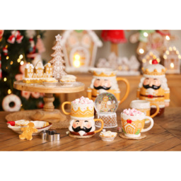 The Seasonal Gift Co. Santa & Friends Gingerbread Nutcracker Ceramic Mug - Size: 12 x 13 x 8.5cm - Brown - Wilko - thumbnail 4