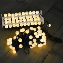 Premier 100 Warm White LED Christmas Pearl Light - Size: 2 x 1000 x 2cm - Samuel Alexander - Wilko - thumbnail 1